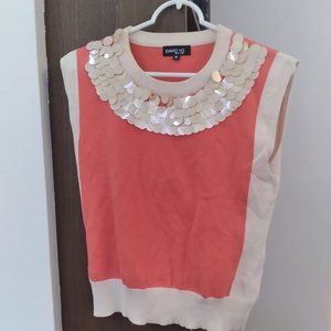 David Yo sweater vest sz M